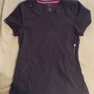 Koi Lite™ Scrubs Philosophy Mock Wrap Side Zipper